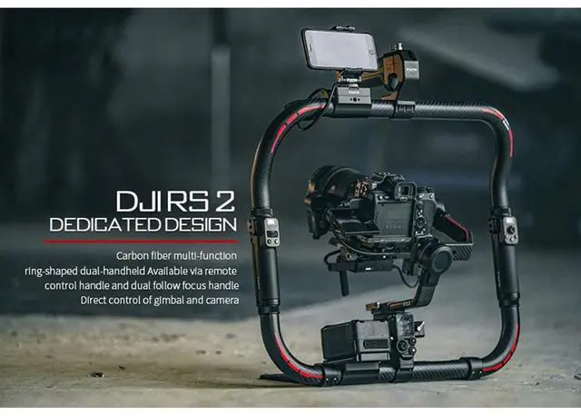 Alt view image 7 of 7 - Tilta Advanced Ring Grip for DJI RS 2 Gimbal