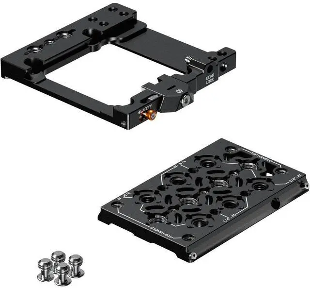 Alt view image 2 of 4 - Bright Tangerine Sliding Top Plate for RED V-RAPTOR Camera