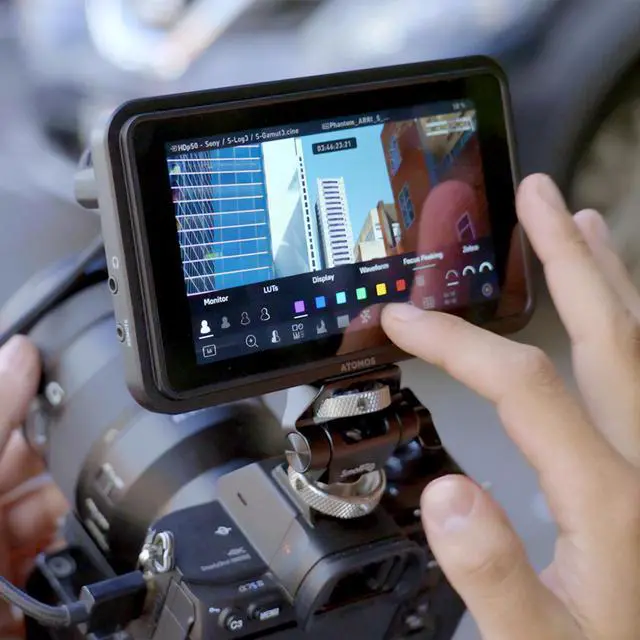 Alt view image 12 of 14 - Atomos Shinobi GO 5 HDR Touchscreen Monitor  1500-Nit Ultra-Bright, Full HD, HDMI Input, Lightweight & Portable for Filmmakers, Vloggers & Photographers