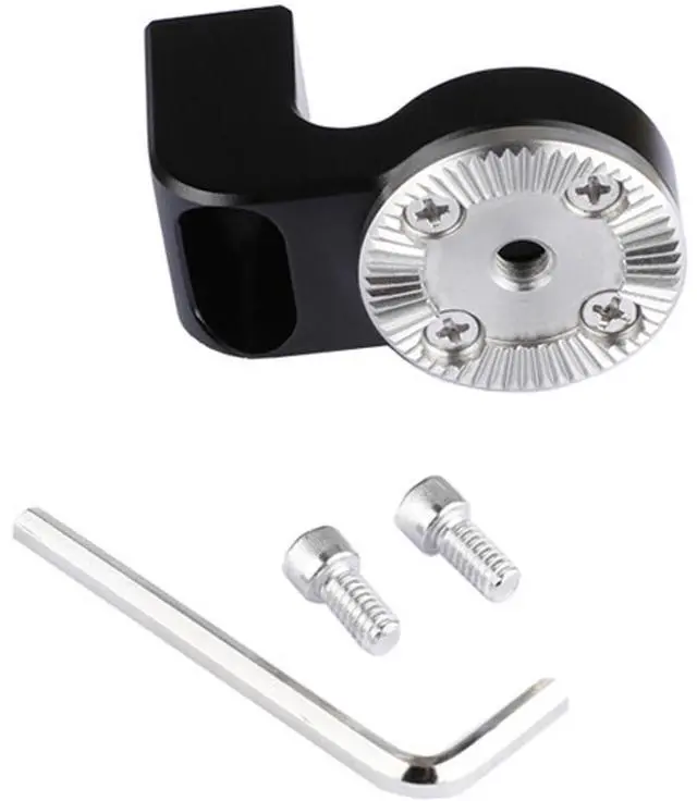 Main image of CAMVATE ARRI Rosette M6 Female Thread Adapter with 1/4"-20 Mount, L-Shape