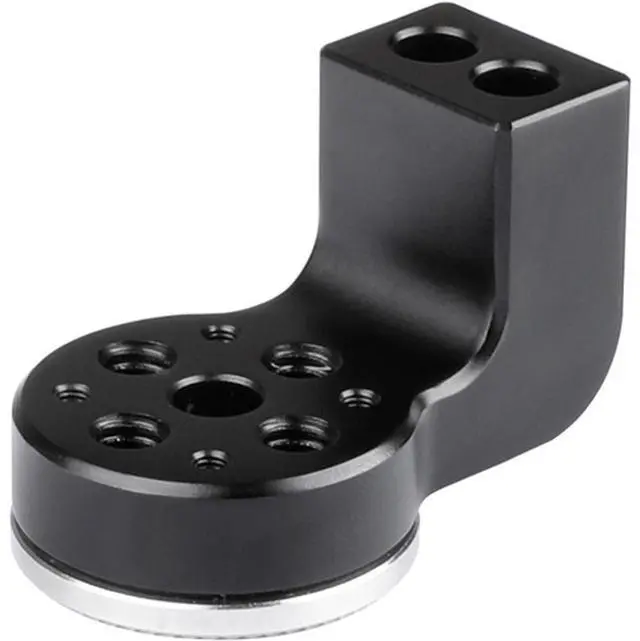 Alt view image 4 of 6 - CAMVATE ARRI Rosette M6 Female Thread Adapter with 1/4"-20 Mount, L-Shape