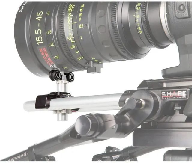 Alt view image 6 of 9 - Shape Universal Lens Support Pro with 15mm Rods Bracket #LENSPRO