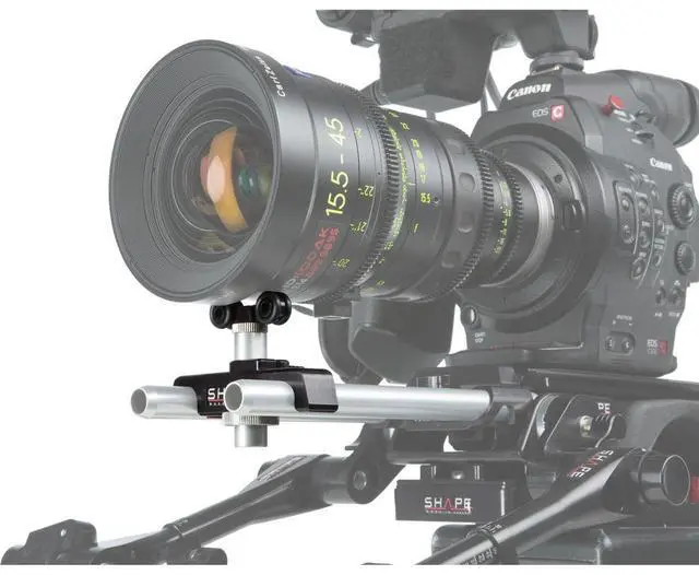 Alt view image 8 of 9 - Shape Universal Lens Support Pro with 15mm Rods Bracket #LENSPRO