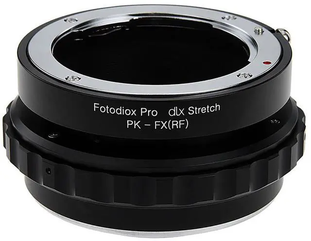 Alt view image 3 of 4 - Fotodiox DLX Series Pentax K Mount (PK) SLR Lens to Fujifilm X-Series Mirrorless Camera Body Stretch Mount Adapter with Macro Focusing Helicoid and Magnetic Drop-In Filters