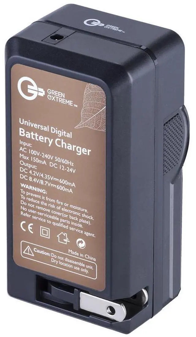 Alt view image 3 of 7 - Green Extreme Compact Smart Charger with LCD Screen for Canon NB-2L #GX-CH1-NB2L