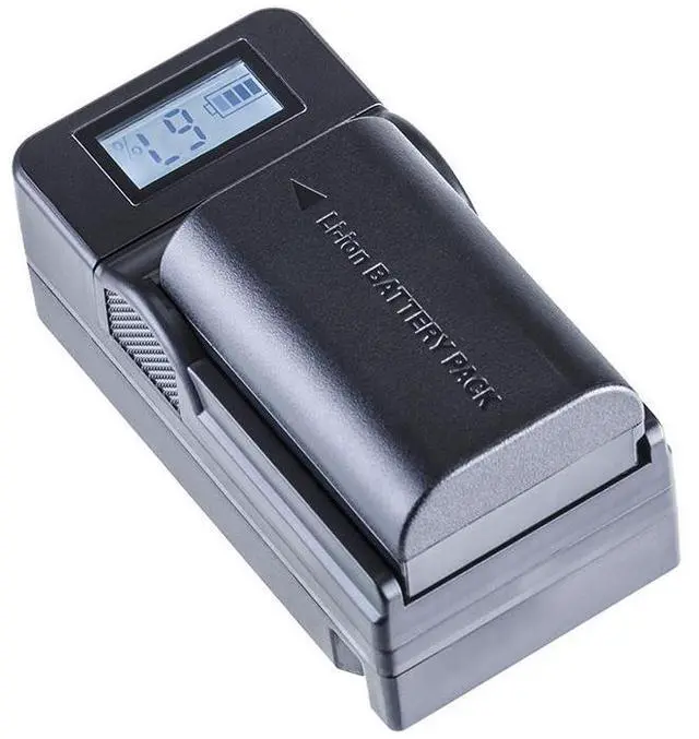 Alt view image 6 of 7 - Green Extreme Compact Smart Charger with LCD Screen for Canon NB-2L #GX-CH1-NB2L