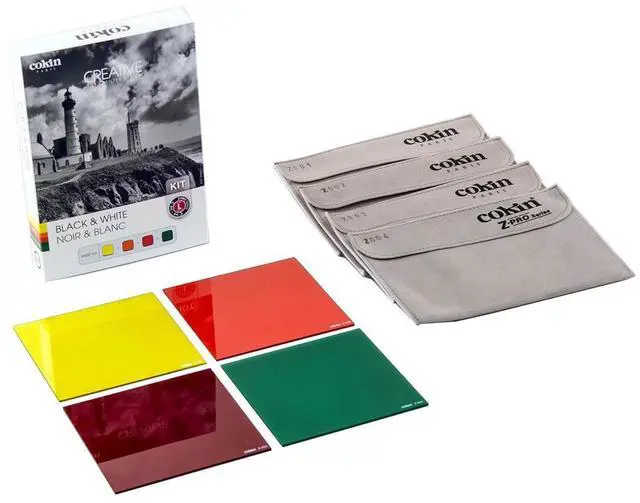 Alt view image 6 of 6 - Cokin Black and White Filter Kit for Z-Pro Series Holder, Large #U400-03