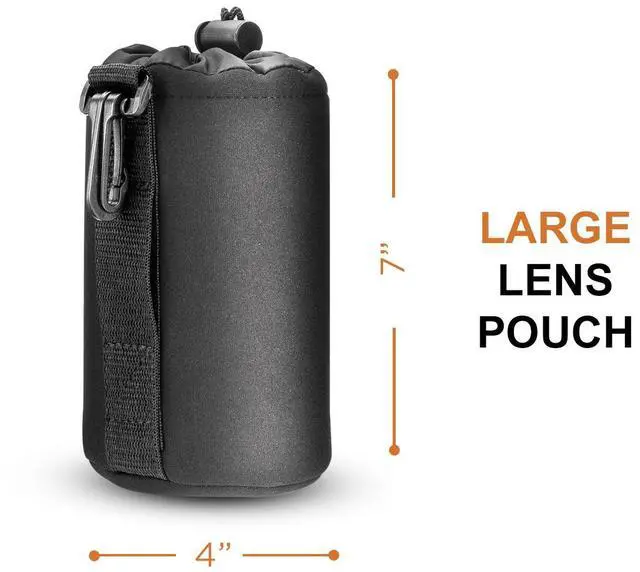 Alt view image 3 of 7 - Slinger Neoprene Lens Pouch - Large (Telephoto and Standard Zoom) #YYLP003