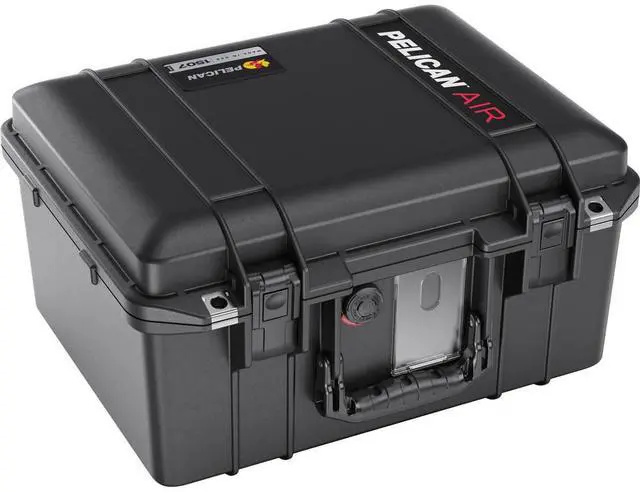 Alt view image 4 of 5 - pelican air 1507 case no foam (2020 edition with push button latches) - black, 015070-0011-110