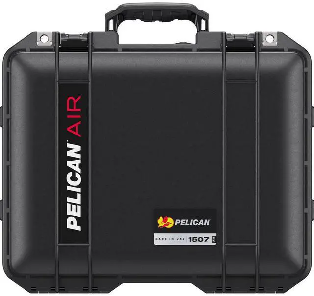Alt view image 5 of 5 - pelican air 1507 case no foam (2020 edition with push button latches) - black, 015070-0011-110