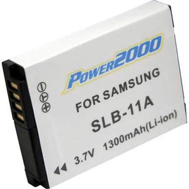 Main image of Power2000 SLB-11A 3.7V 1300mAh Rechargeable Lithium-Ion Battery for Samsung Digital Camera