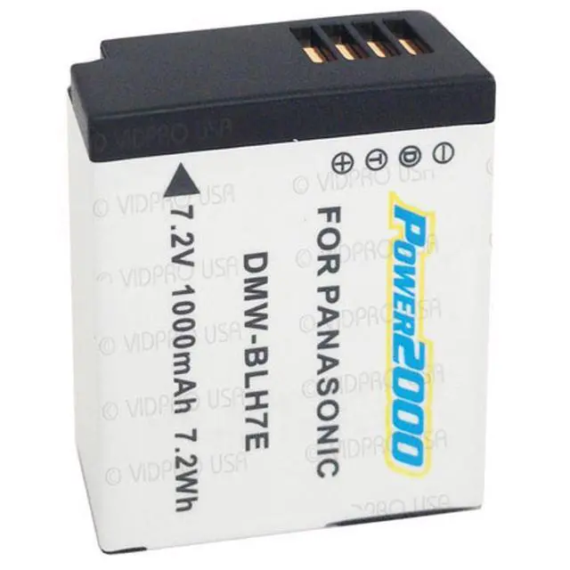 Main image of Power2000 DMW-BLH7E 7.2V 1000mAh Rechargeable Lithium-Ion Battery for Panasonic Digital Cameras