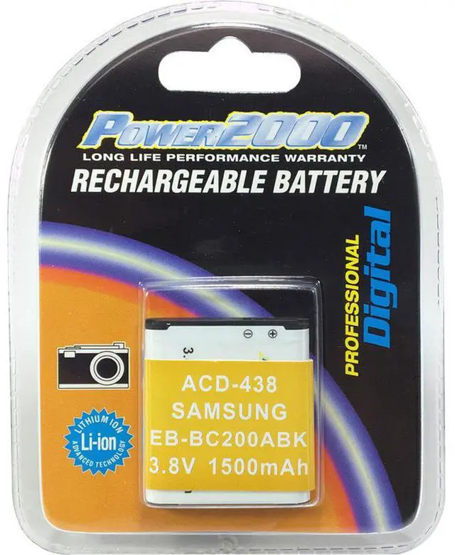 Alt view image 2 of 2 - Power2000 ACD-438 3.8V 1500mAh Battery for Samsung Gear 360 VR Cam