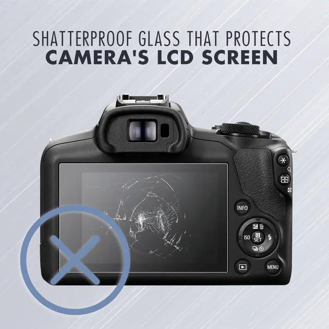 Alt view image 3 of 7 - ProOptic Glass Screen Protector for Canon R100 Camera