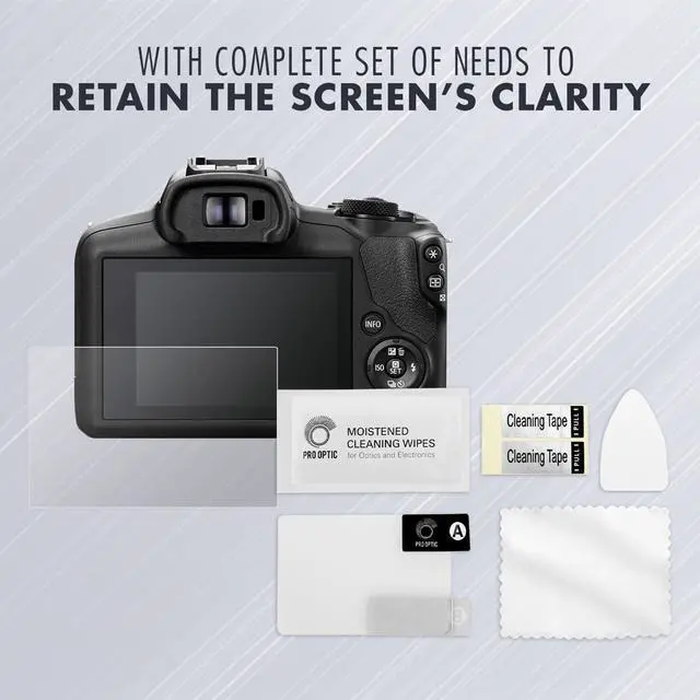 Alt view image 7 of 7 - ProOptic Glass Screen Protector for Canon R100 Camera