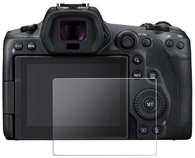 Alt view image 3 of 6 - ProOptic Glass LCD Screen Protector Kit for Canon EOS R3, R5
