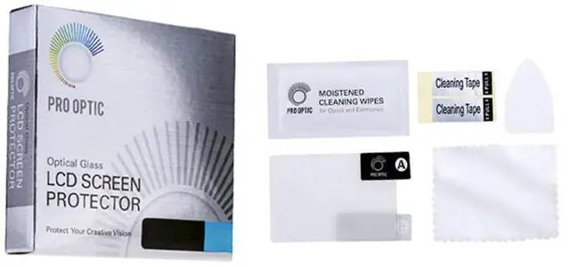 Alt view image 6 of 6 - ProOptic Glass Screen Protector for the Sony Alpha A6400, A6600