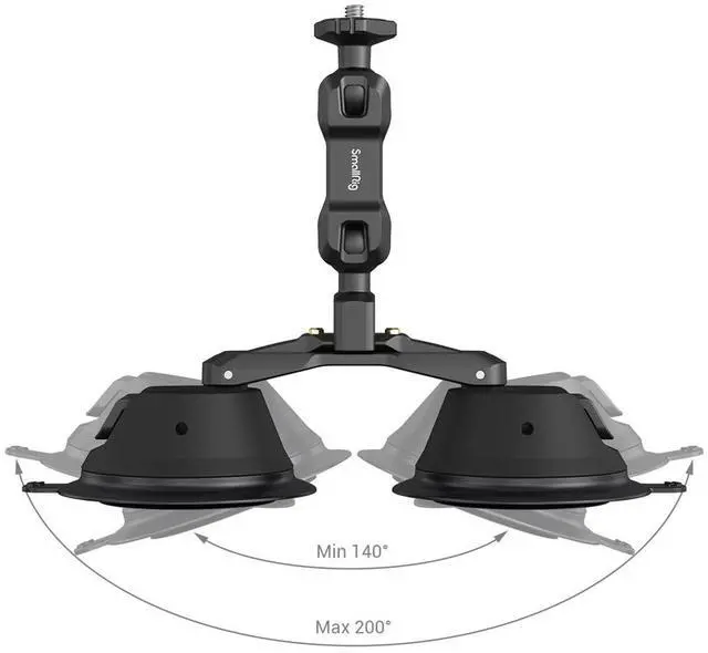 Alt view image 4 of 7 - SmallRig SC-2K Portable Dual Suction Cup Camera Mount