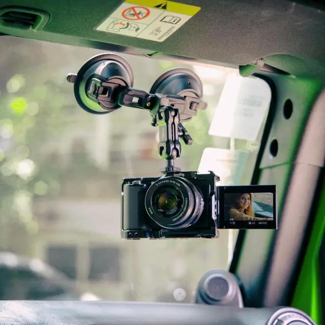 Alt view image 6 of 7 - SmallRig SC-2K Portable Dual Suction Cup Camera Mount