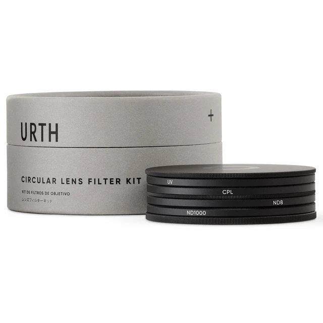 Alt view image 2 of 6 - Urth 46mm Essentials Filters Kit Plus+ with UV, CPL, ND8 and ND1000 Filters