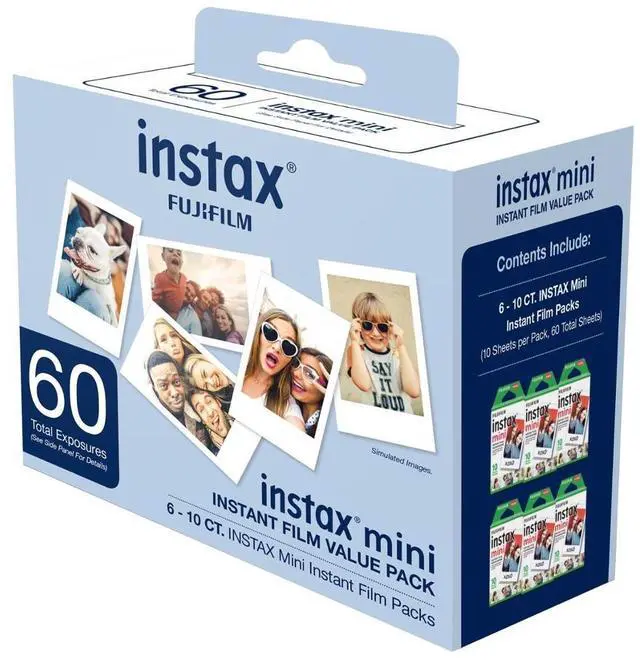 Alt view image 18 of 20 - FUJIFILM - FILM 600016111 INSTAX MINI FILM VALUE PK 60CT