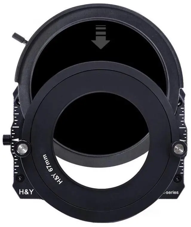 Alt view image 3 of 3 - H&Y ND1000 Drop-in 95mm HD MRC 10 f-stops Extreme ND Filter for K-Series Holder
