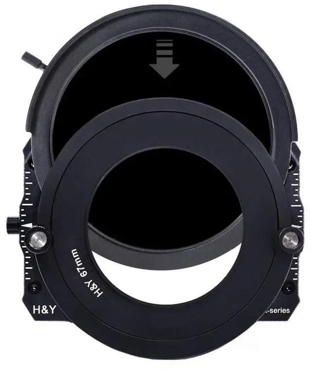 Alt view image 3 of 3 - H&Y ND4000 Drop-in 95mm HD MRC 12 f-stops Extreme ND Filter for K-Series Holder