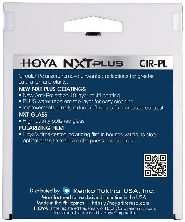 Alt view image 7 of 11 - Hoya 43mm NXT Plus Circular Polarizer Filter