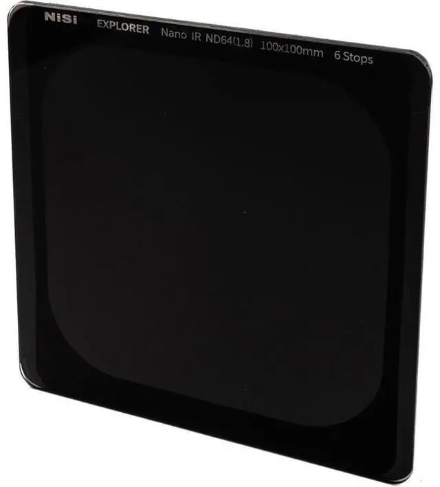 Main image of NiSi Explorer Collection 100x100mm IR ND64 (1.8) 6-Stop Neutral Density Filter