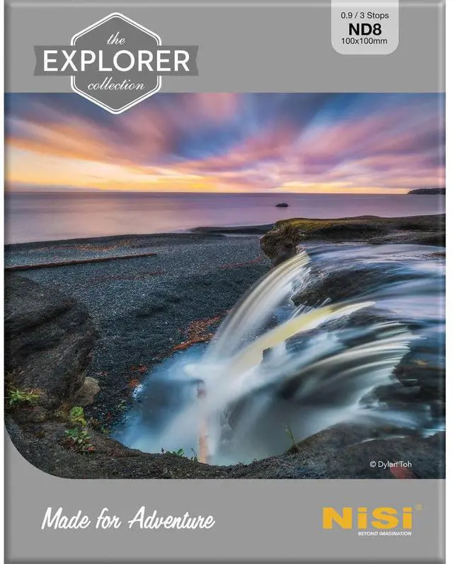 Alt view image 3 of 3 - NiSi Explorer Collection 100x100mm IR ND8 (0.9) 3-Stop Neutral Density Filter