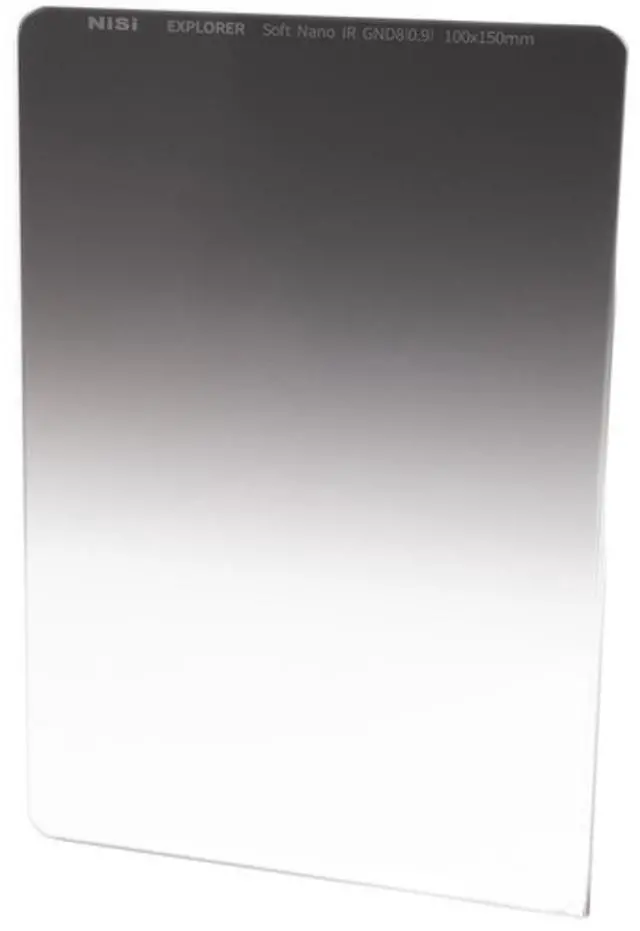 Main image of NiSi 100x150mm Explorer Nano IR Soft Graduated ND (8) 0.9 Filter, 3 Stop