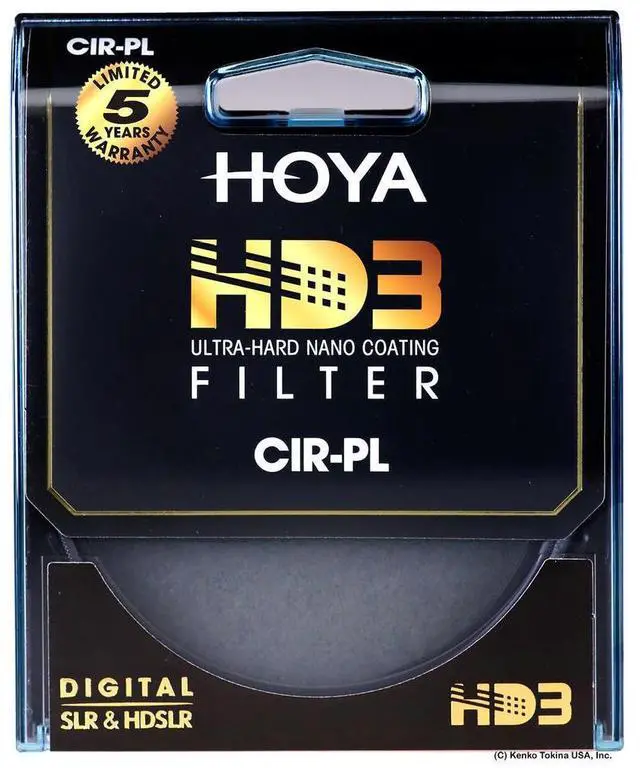 Alt view image 6 of 7 - hoya 77mm hd3 uv and circular polarizer filter kit