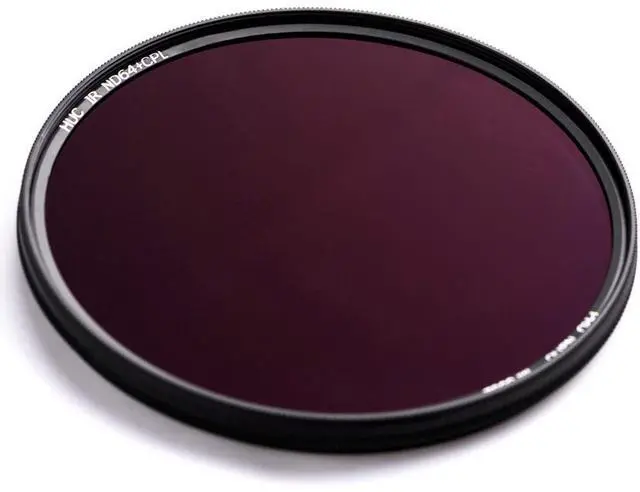 Alt view image 2 of 4 - NiSi 67mm Circular Polarizer Filter with 6-Stop Solid Neutral Density 1.8 Filter