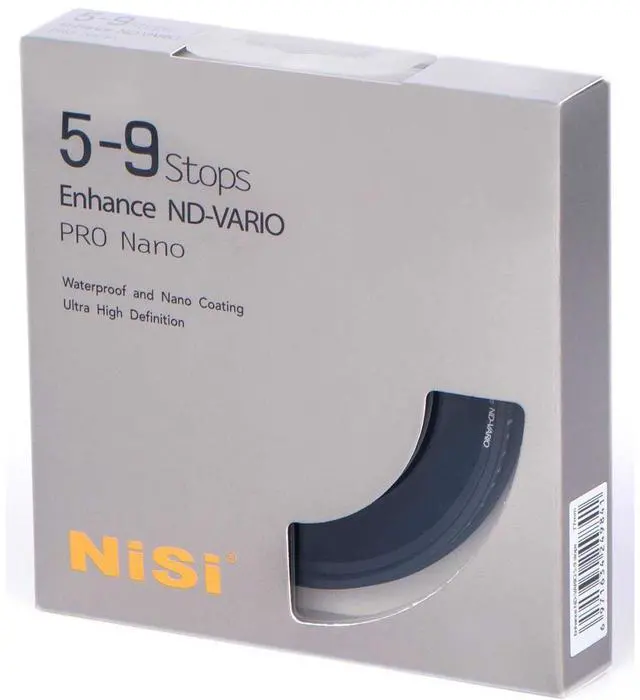 Alt view image 4 of 14 - NiSi 40.5mm ND-VARIO Pro Nano 5-9 Stops 1.5-2.7 Enhanced Variable ND Filter
