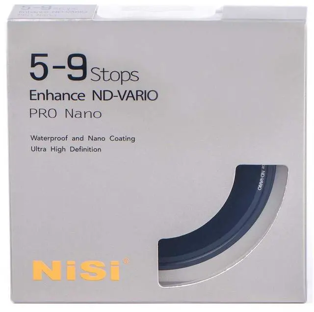 Alt view image 3 of 7 - NiSi 46mm ND-VARIO Pro Nano 5-9 Stops 1.5-2.7 Enhanced Variable ND Filter