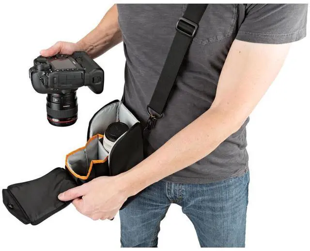 Alt view image 2 of 7 - Lowepro ProTactic Lens Exchange 200 AW Case, 2L, Black #LP37178