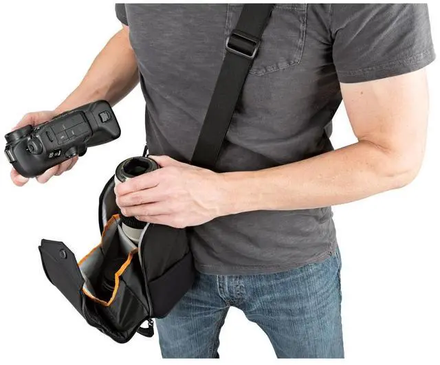 Alt view image 6 of 7 - Lowepro ProTactic Lens Exchange 200 AW Case, 2L, Black #LP37178