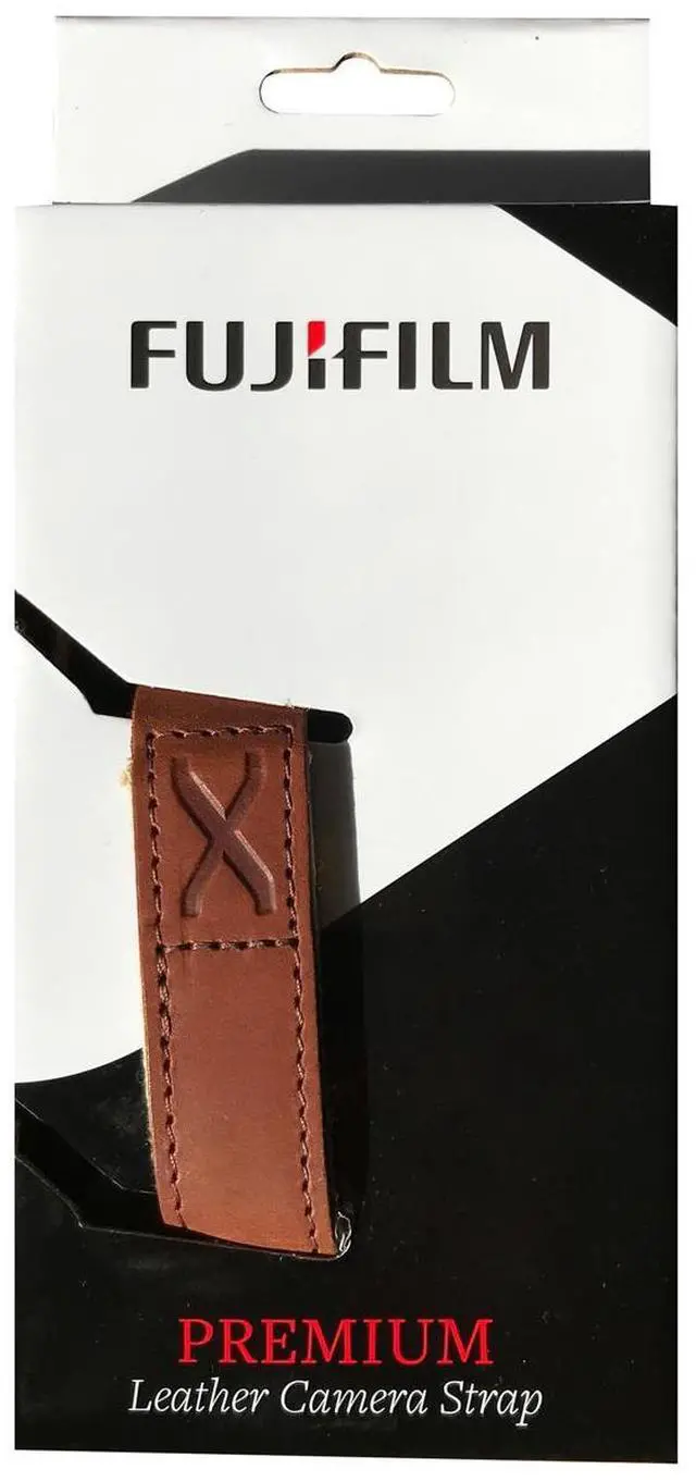 Alt view image 2 of 3 - fujifilm premium leather camera strap  brown