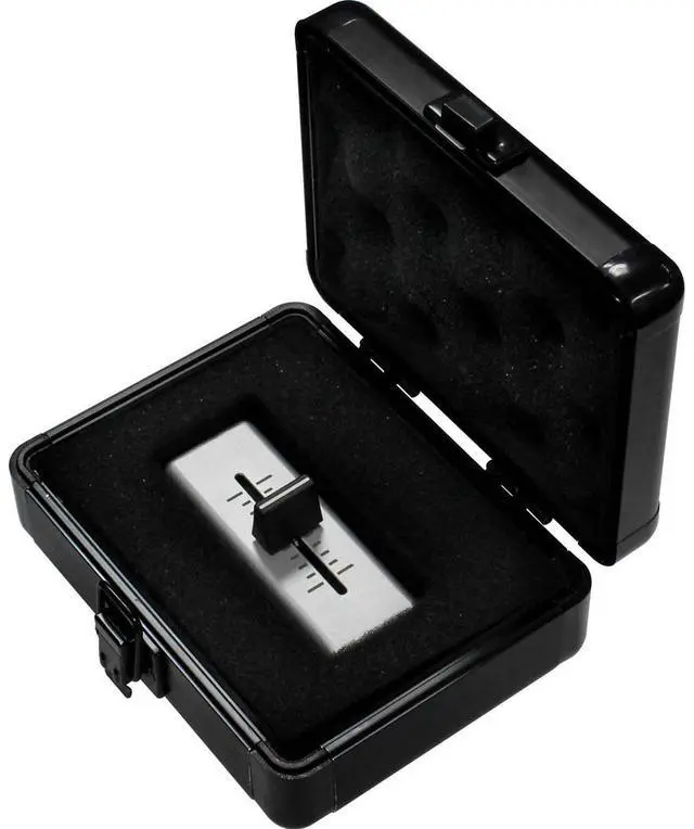 Alt view image 11 of 13 - KROM COMPACT UTILITY ACCESSORY CASE IN BLACK WITH CUSTOMIZABLE INTERIOR DICED FOAM - FITS UP TO TWO PORTABLE DJ FADERS - 5" X 3" X 1.5" INTERIOR