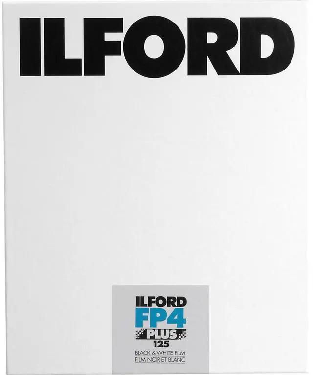 Main image of Ilford FP4 Plus Black and White Film, ISO 125, 4x5" - 25 Sheets #1678279