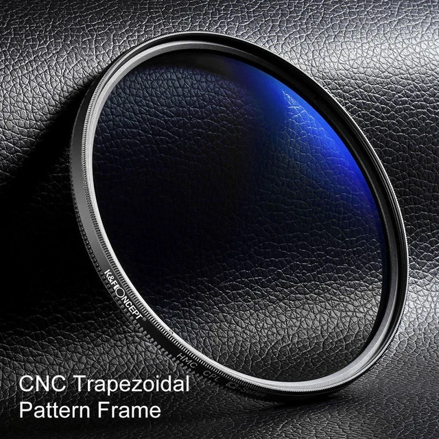Alt view image 7 of 7 - K&F Concept 43mm Classic Slim Blue Multicoated Circular Polarizer Filter