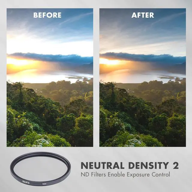 Alt view image 5 of 9 - Zeikos ZE-FLK49 49mm Glass Filter Kit UV-CPL-FLD