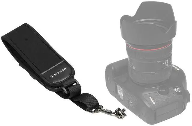 Alt view image 3 of 7 - Slinger Padded Rapid Sling Camera Strap with Quick Release Clip #SLRCS-WQR