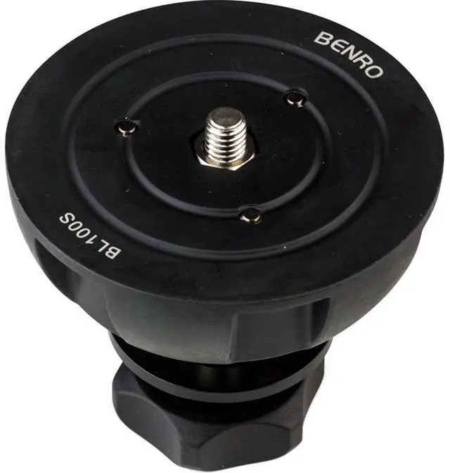 Main image of Benro Benro BL100S 100mm Half Ball Adapter with Short Tie Down Handle, Black
