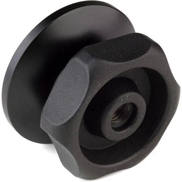 Alt view image 3 of 4 - Benro Benro BL100S 100mm Half Ball Adapter with Short Tie Down Handle, Black