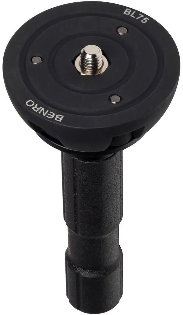 Main image of Benro BL75 75mm Half Ball Adapter for 3/8"-16 Flat Base Tripod Heads