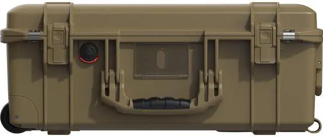 Alt view image 4 of 4 - Pelican 1535 Air Wheeled Waterproof Carry-On Hard Case with Foam Insert, OCP Tan