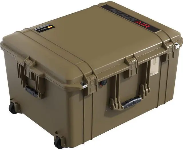 Alt view image 2 of 4 - Pelican 1637 Air Wheeled Waterproof Carry-On Hard Case, OCP Tan