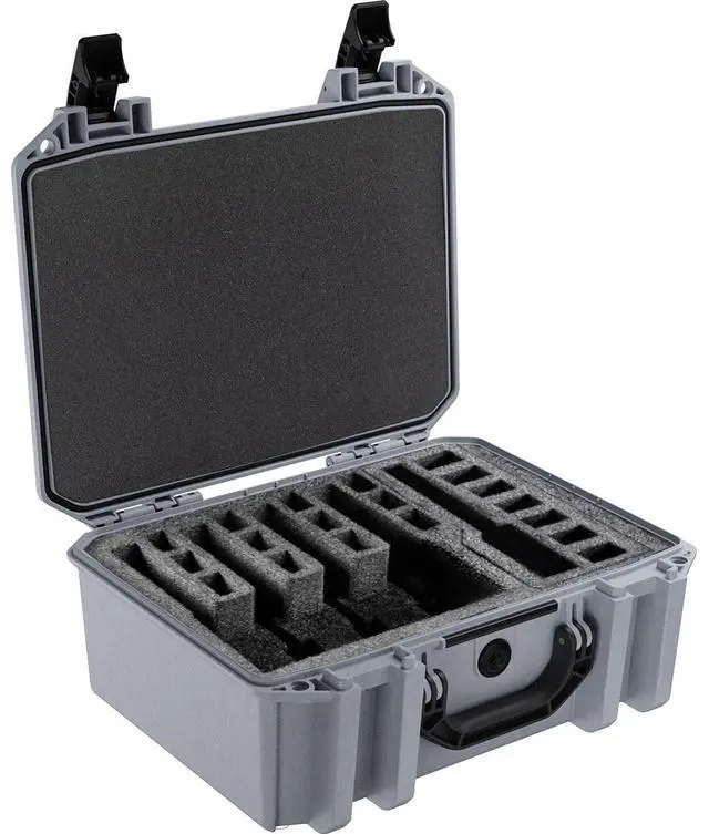 Main image of Pelican Vault V300 Universal 5-Pistol Case with Custom Foam, Gray