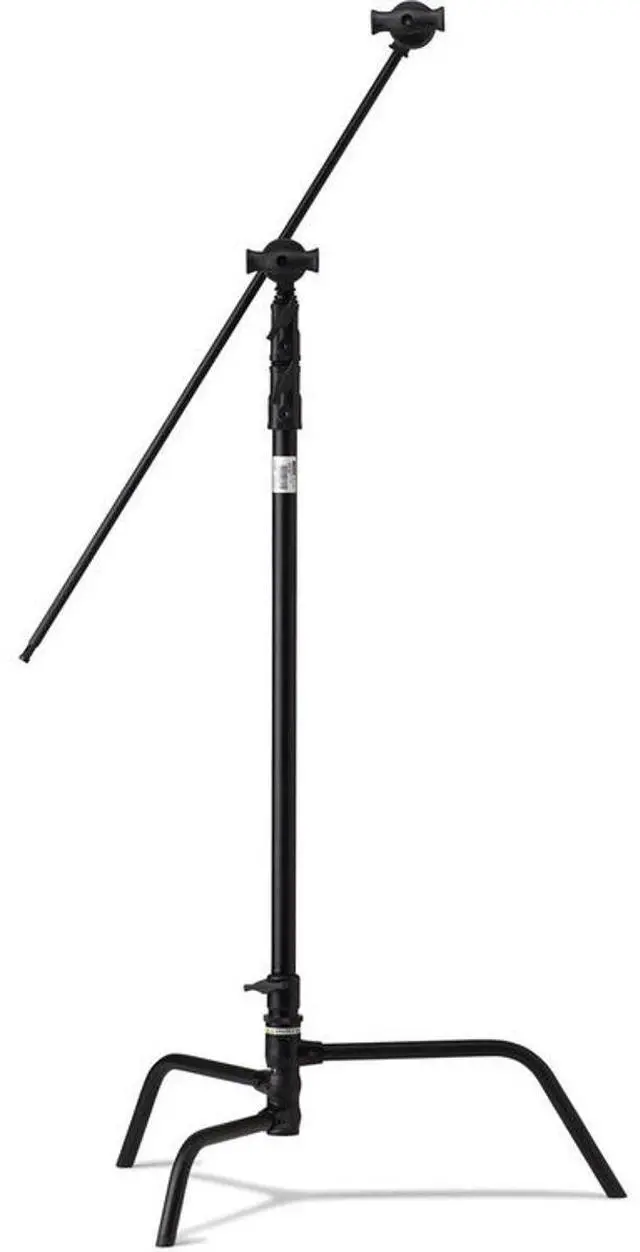 Main image of Kupo 40" Master C-Stand with Turtle Base Kit, Includes 2.5" Grip Head and 40" Grip Arm with Hex Stud, 22lbs Capacity, Black